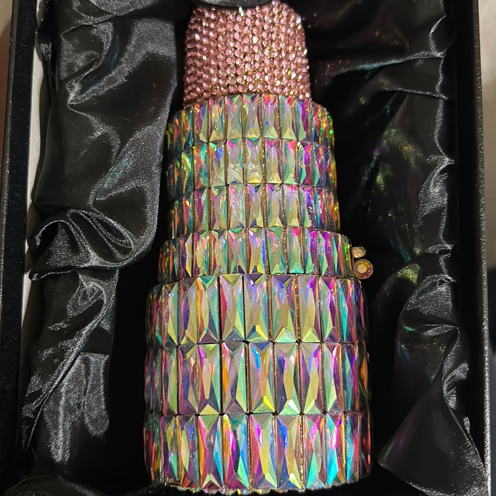 Rhinestone lipstick pocketbook